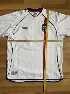 ENGLAND 2002 HOME FOOTBALL SHIRT SOCCER JERSEY UMBRO sz XL MEN