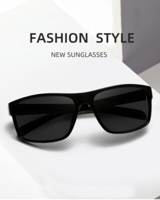 New Full Frame Unisex Fashion Retro Polarized Glasses Outdoor Sunglasses  23013