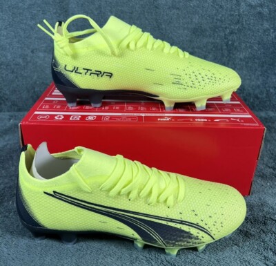 Puma Ultra Match FG/AG Lace-Up Green Synthetic Womens Football