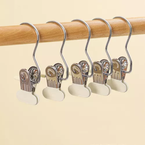 New 10PCS Space-Saving Clothes and Hat Storage Hook, Anti-Rust Clip Space-Saving - Picture 9 of 11