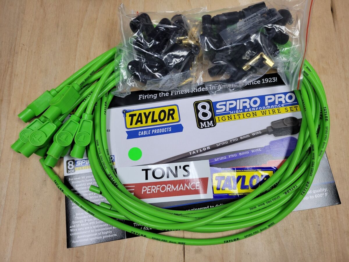 Taylor Cable Motorcycle Spark Pug Wire Set 8mm Spiro Pro Taylor Cable Motorcycle Spark Pug Wire Set 8mm Spiro Pro