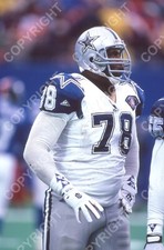 LEON LETT - DALLAS COWBOYS  -  Vintage 35mm Football Slide 3.2a