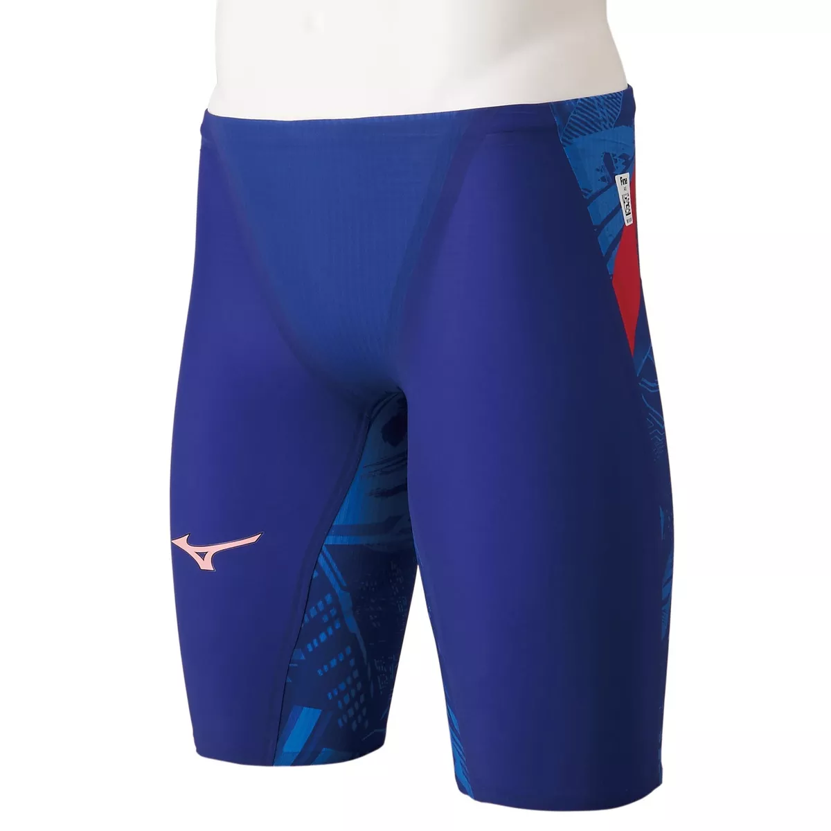 MIZUNO FINA Swim Suit Half Spats Men GX SONIC V MR Model N2MB0502 Reflex  Blue