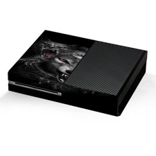 Xbox One Console Skins Decal Wrap ONLY - Angry Wolves Pack Howling