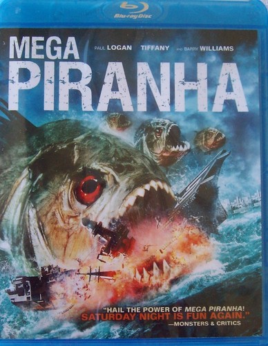 Mega Piranha: Rampage Of Mutant Carnivorous Fish (Blu-ray, 2010, LN) Paul Logan - Picture 2 of 6