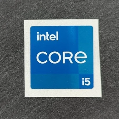 Intel i5 CORE 11th Generation genuine OEM sticker 18x18mm