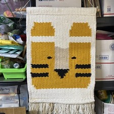 Handwoven Tapestry Wall Hanging, Boho Chic Decor, Colorful