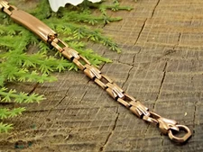 NOS JB Champion USA Vintage Watch Band Deployment Clsp Rose Gold Filled Ring End