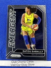 2021 #1 Satou Sabally WNBA Panini Prizm Emergent Base Insert Wings