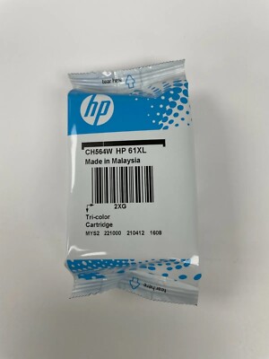 Genuine HP 61XL Tri-Color High Yield Ink Cartridge CH564W CH564WN Ex 10/2022 61