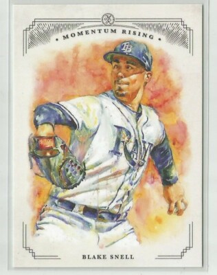 Blake Snell Tampa Bay Rays Topps Momentum Rising Base #19 SP 1 of 1266