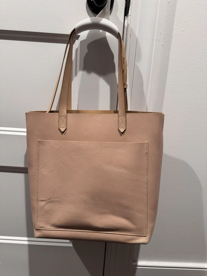 Madewell Transport Tote Cream Leather - Image 3 of 4