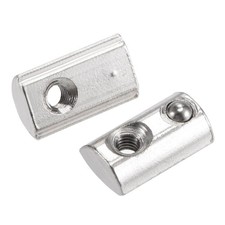 M3 Roll in Spring T-nut with Ball for 2020 Series Rail with 6mm Slot 50Pcs