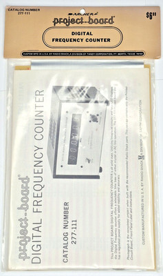 Archer Radio Shack 277-111 Project Board Digital Frequency Counter Vintage *NOS*