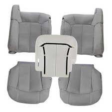 Front Driver and Passenger Side Bottom and Top Seat Covers  Driver Bottom