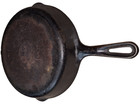 Vintage Griswold No. 8 Small Logo Cast Iron Skillet 704F Erie, PA - Uncleaned — photo 3