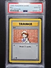 PSA 10 1st Edition Bill 91/102 - 1999 Base Set Thick Stamp Pokemon Card
