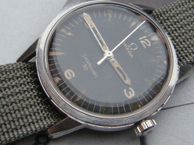 ヴィンテージ OMEGA SEAMASTER 30 稼働品 Omega Seamaster 30 P.A.F. 1963 vintage issued military Swiss watch