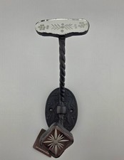 Anthropologie Wall Hook Hanger Black Wrought ...