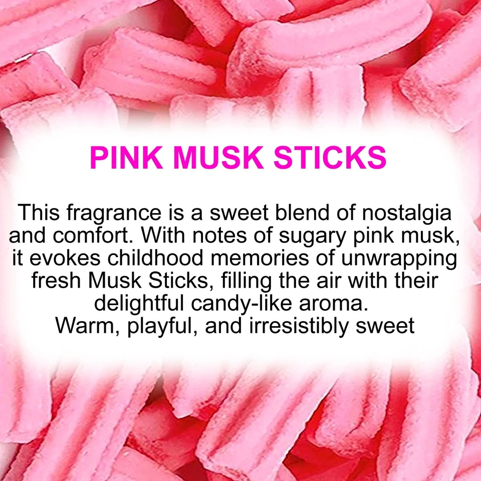 Pink Musk Stick Body Spray Perfume Mist Cruelty Free Vegan Fragrance - image 2 of 4