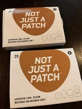 New Not Just A Patch Supporting Dexcon G6 CGM - Medium - Lot Of Two Boxes - 40ct