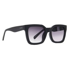 Nine West NW 23 483 BLK Smoke Rectangular Ladies Sunglasses 10267600.LTS BLK