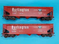 (2) ROUNDHOUSE  HO 3 BAY HOPPERS BURLINGTON  CB&Q 172000 & 172491