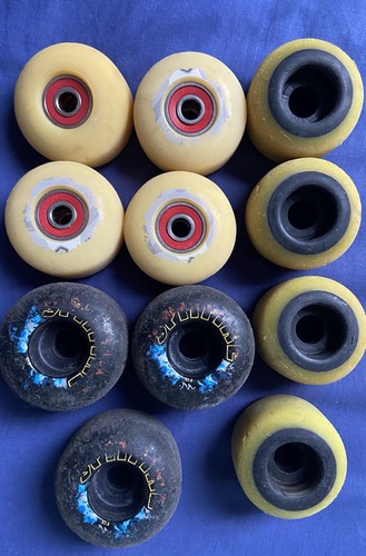 Skateboard Rollen Restposten + Bones Reds Kugellager - gemischt gebraucht Ersatzteile