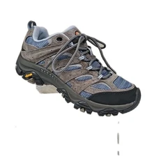 Merrell Women’s MOAB 3 Gray Blue Vibram Sole Hiking Shoes Size 9 New