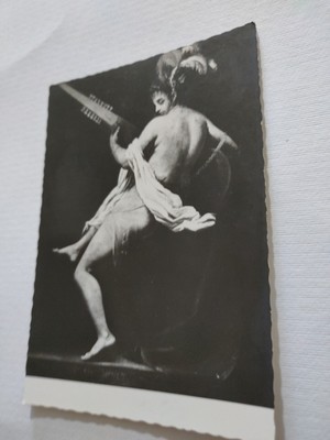 GIOVANNI BAGLIONI - TERPSICHORE 1620 - MUSEUMS OF ARRAS - WHITE BLACK POSTCARD 