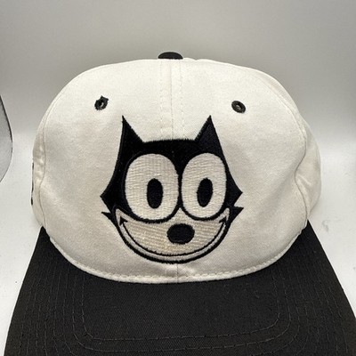 Vintage Felix The Cat Blockhead w/ Spellout SnapBack Hat American