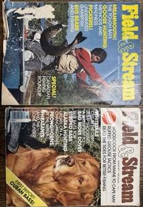 Field & Stream Magazine June & August 1977 Vintage Hunting Fishing Collectible