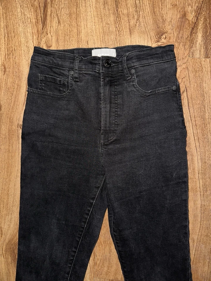 Everlane 高腰紧身牛仔裤 29 码高黑色 — 第 2/4 张图片