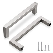 5" 128mm Hole Centers Brushed Nickel Stainless Steel Cabinet Pulls 20 Pack ...