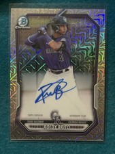2026 Bowman Mega Roldy Brito Mojo Auto 1st Bowman Chrome Rockies