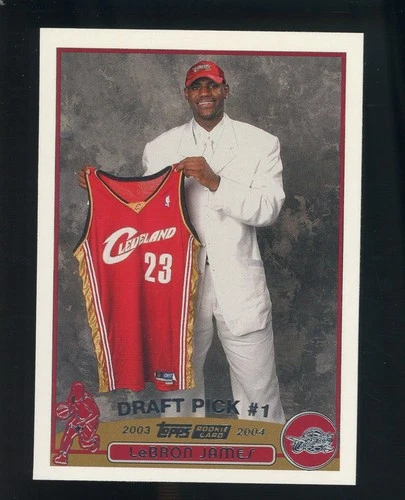 2003-04 Topps Draft Picks #221 LeBron James Cleveland Cavaliers RC Rookie