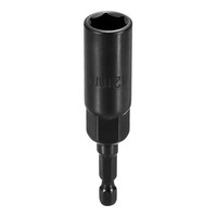 "Nuss-Aufsatz-Bohrer 12Mm 1/4\" 3.15\" Sechskant Schwarz 1 StüCk"