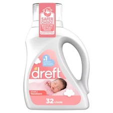 Dreft Original Stage 1: Newborn Hypoallergenic HE Liquid Laundry Detergent
