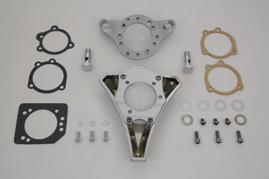 Conjunto de filtro de aire cromado Wyatt Gatling para Harley Davidson Foto 4 de 4