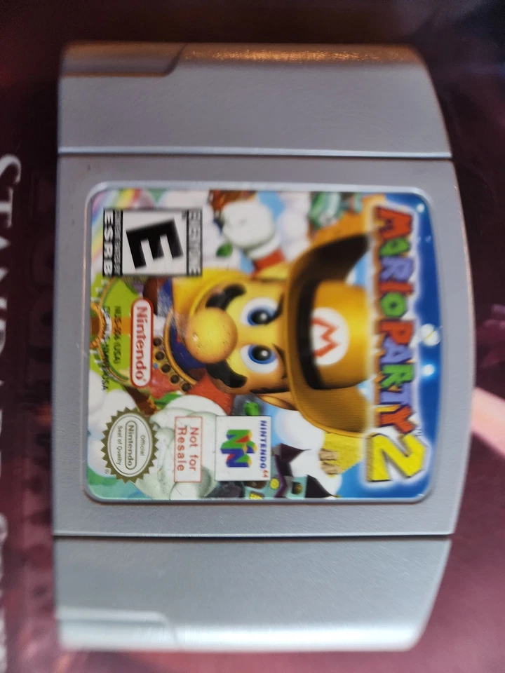 Mario Party 2 NOT FOR RESALE Nintendo 64 N64 Authentic Tested NFR - Image 2 of 4