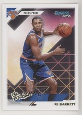 2019-20 Panini Donruss The Rookies Press Proof RJ Barrett #3 2ct