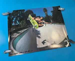 Powell Peralta Bones Brigade 80s Vintage Lance Mountain Skateboard Poster Signed