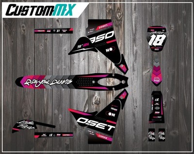 CustomMX: Grafik Kit passend für OSET 12.5 12.5R ab 2015 - Decals / Sticker
