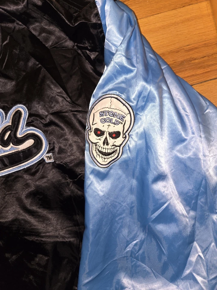 Chaqueta de satén Stone Cold Steve Austin WWF Attitude 1999 talla XL... Foto 3 de 4