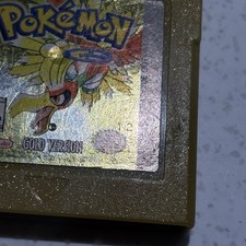 Pokemon Gold Version (Nintendo Game Boy Color, 2000) Authentic Tested & Working