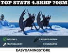 🔥ARK Survival Ascended | PvE PC/XBOX/PS5 | Top Stats Desmodus Actual Black 708M