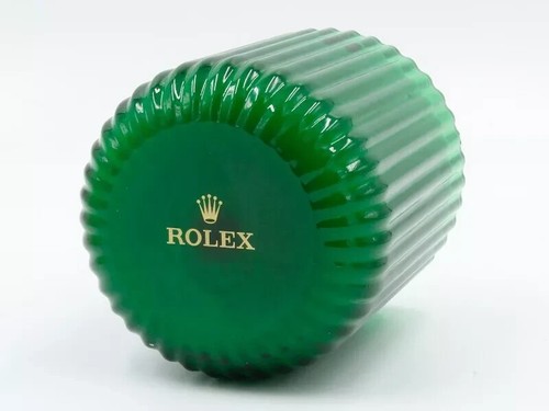 Novità Rolex Candela Per Ambienti Vetro verde zigrinato Profumo Speziato Nuova - Picture 4 of 5