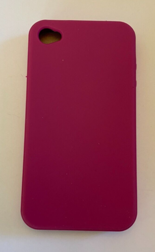 iPhone 4 Silicone Case / Cover  - Magenta - Picture 1 of 2