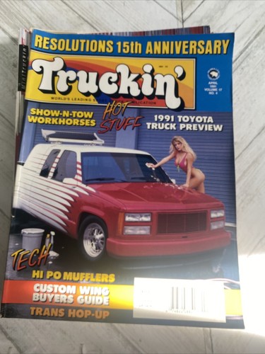 Truckin Magazine April 1991 The '91 Toyota Truck Review - Picture 1 of 7