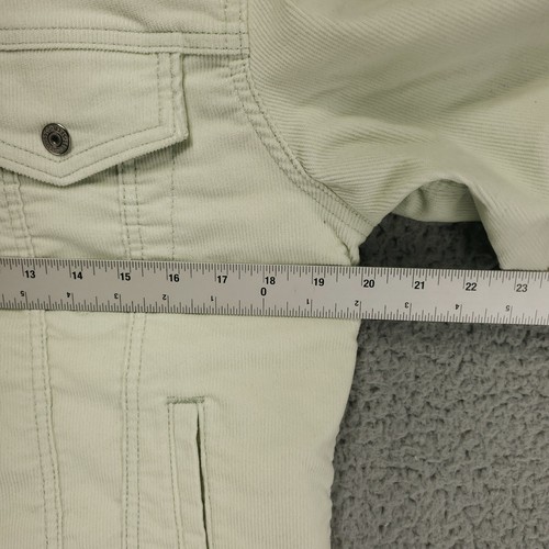 Levi's Premium Cord Sherpa Trucker Jacke Damen S Mist Green - Bild 8 von 15